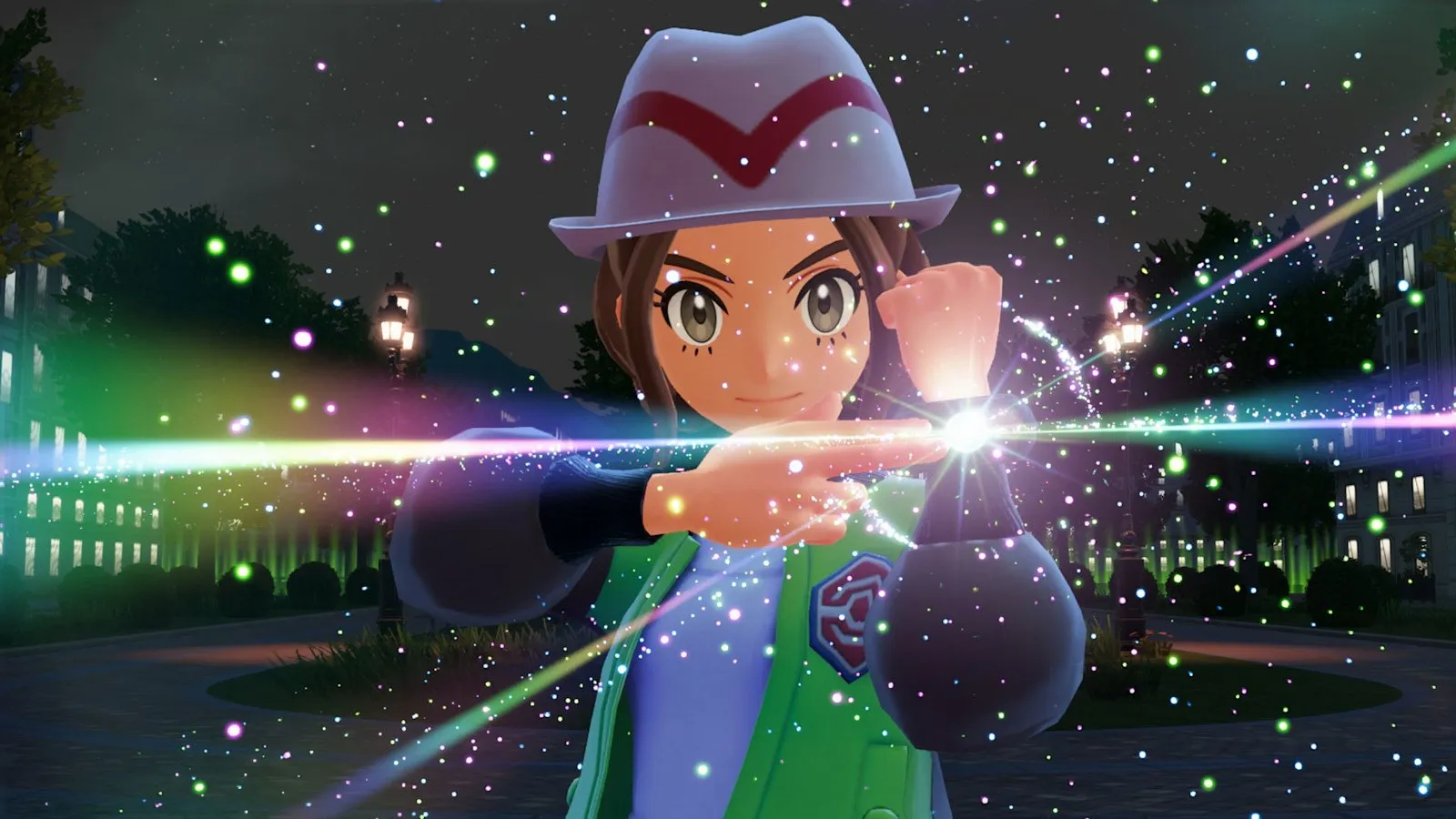 Un entrenador lanza una Poké Ball en Leyendas Pokémon: Z-A