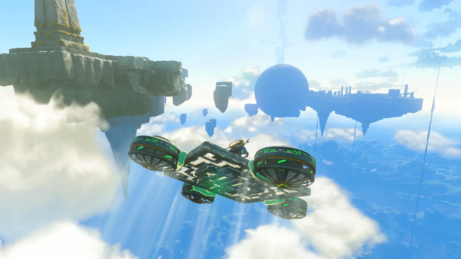 Islas flotantes entre las nubes en The Legend of Zelda: Tears of the Kingdom